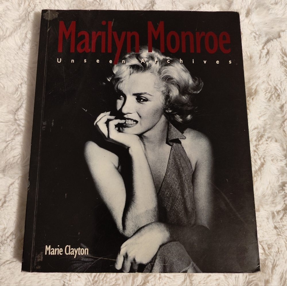Marilyn Monroe Unseen Archives Coffee Table Picture Book Marie Clayton